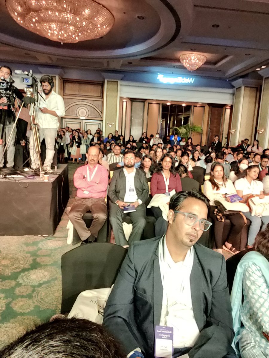 augvcor's tweet image. In his opening speech, @avlesh  welcomes a full house to the 5th edition of @WebEngage  #EngageMint2023 @TajLandsEnd
