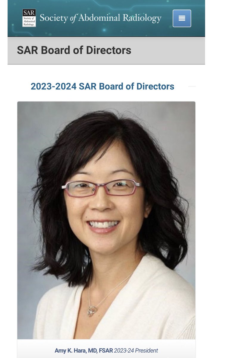 Mayo Radiology Arizona (@mayoradiologyaz) on Twitter photo Our Chair and Current <a href="/SocietyAbdRad/">Society of Abdominal Radiology | SAR</a> President <a href="/AmyHaraMD/">Amy Hara</a> <a href="/MayoRadiology/">Mayo Clinic Radiology</a>
mayo.edu/research/facul… Our Chair and Current <a href="/SocietyAbdRad/">Society of Abdominal Radiology | SAR</a> President <a href="/AmyHaraMD/">Amy Hara</a> <a href="/MayoRadiology/">Mayo Clinic Radiology</a>
mayo.edu/research/facul…