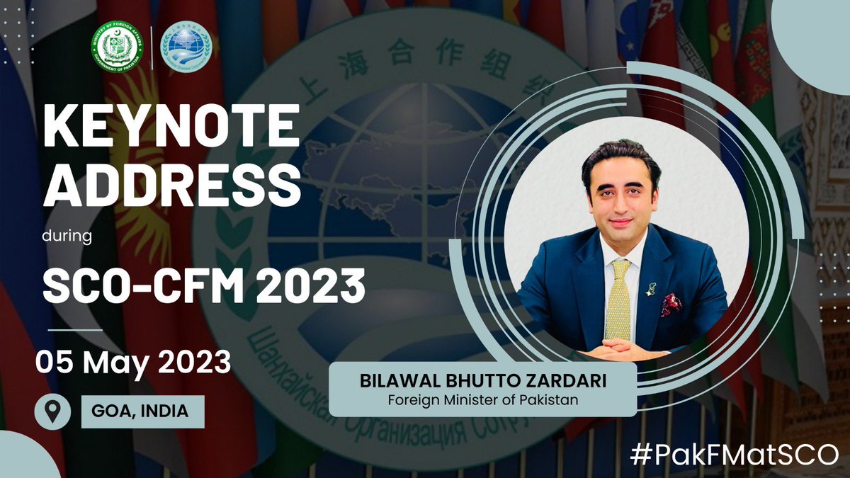 ForeignOfficePk's tweet photo. FM @BBhuttoZardari's addressing the SCO Council of Foreign Ministers Meeting. https://t.co/FEeXKfKoiJ