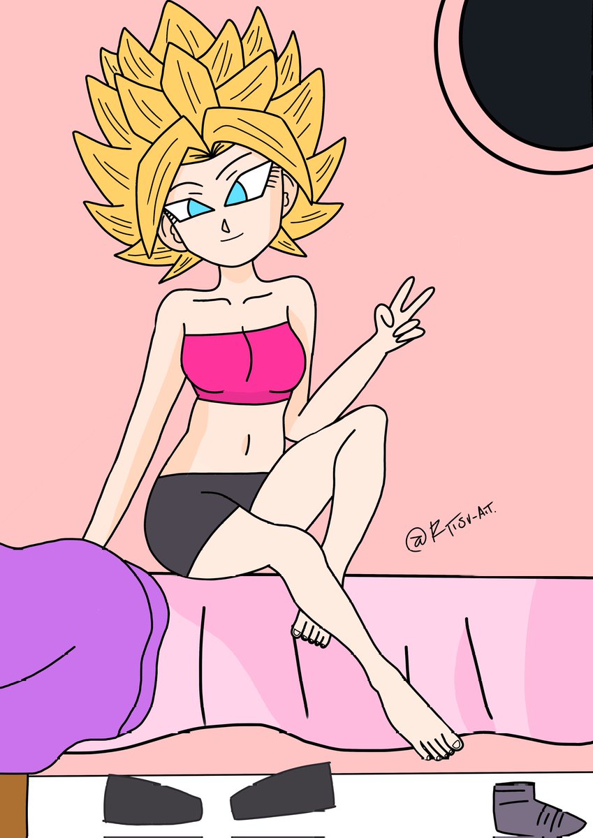 RitsuMau98's tweet photo. Ahora tocó el turno de #caulifla 

#DragonBallSuper #DragonBallXenoverse2 #kale #dibujo #dibujodigital #dibujos #waifu #feet #anime https://t.co/SXHKEdpeov