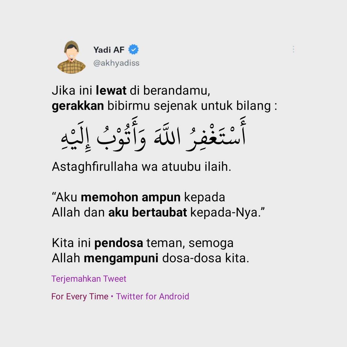 akhyadiss's tweet photo. Kita ini pendosa 🥀 https://t.co/FXVWbUM2Q2