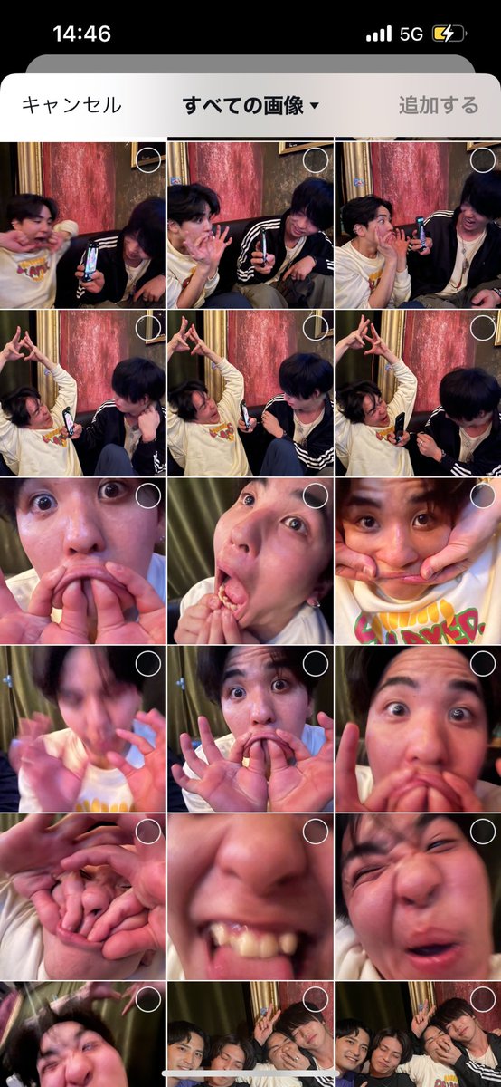 朝帰ってきて写真フォルダみたら声出た これがNovelbrightリズム隊