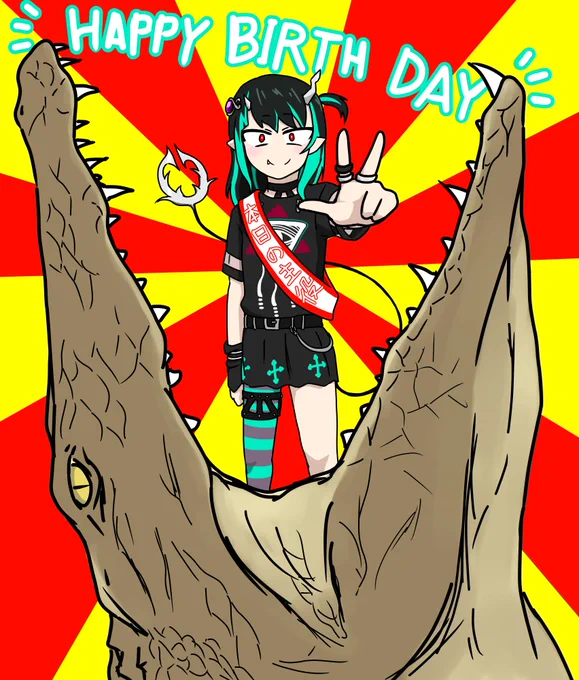 お誕生日おめでとうございます! #くりすちゃんArt