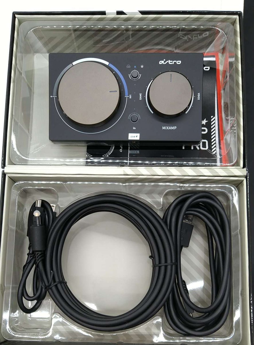 GW_Nagoyaoosu's tweet photo. 【中古】
ASTROのミックスアンプ
MixAmp Pro TR MAPTR-002
中古品が入ってきました！
※パソコンヘッドセットYアダプタ欠品
使用感はありますが、キズ、汚れ少なく綺麗な状態と思います。（主観です…）
税込9,980円
もちろん中古の日対象です。
#ASTRO #アンプ #MIXAMP #GAMING #ゲーミング https://t.co/8qQPL9wFDi