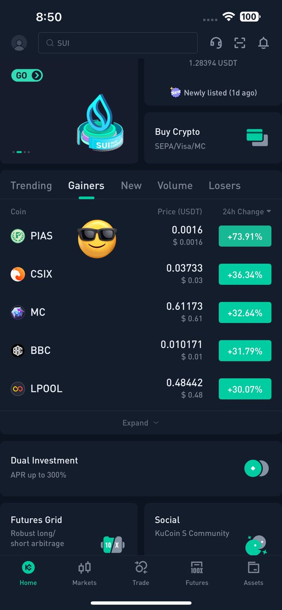 kucoinarb's tweet photo. الحمدالله بفضل الله حققنا ربح في #كوكوين #kucoin  60% في اقل من 10ساعات 

في عملة #pias  

مجانية القناة بل كامل 

#العملات_المشفرة #btc #btcoin #bainance #MEXC https://t.co/Hl00kcwwvf