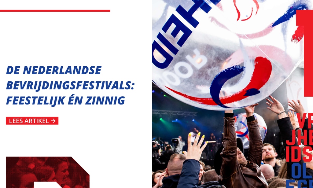 De Nederlandse Bevrijdingsfestivals: feestelijk én zinnig 🇳🇱 
We staan vandaag samen stil bij onze belangrijkste waarden: vrijheid, democratie en mensenrechten. Lees verder: vrijheidscolleges.nl/nieuws/de-nede…
