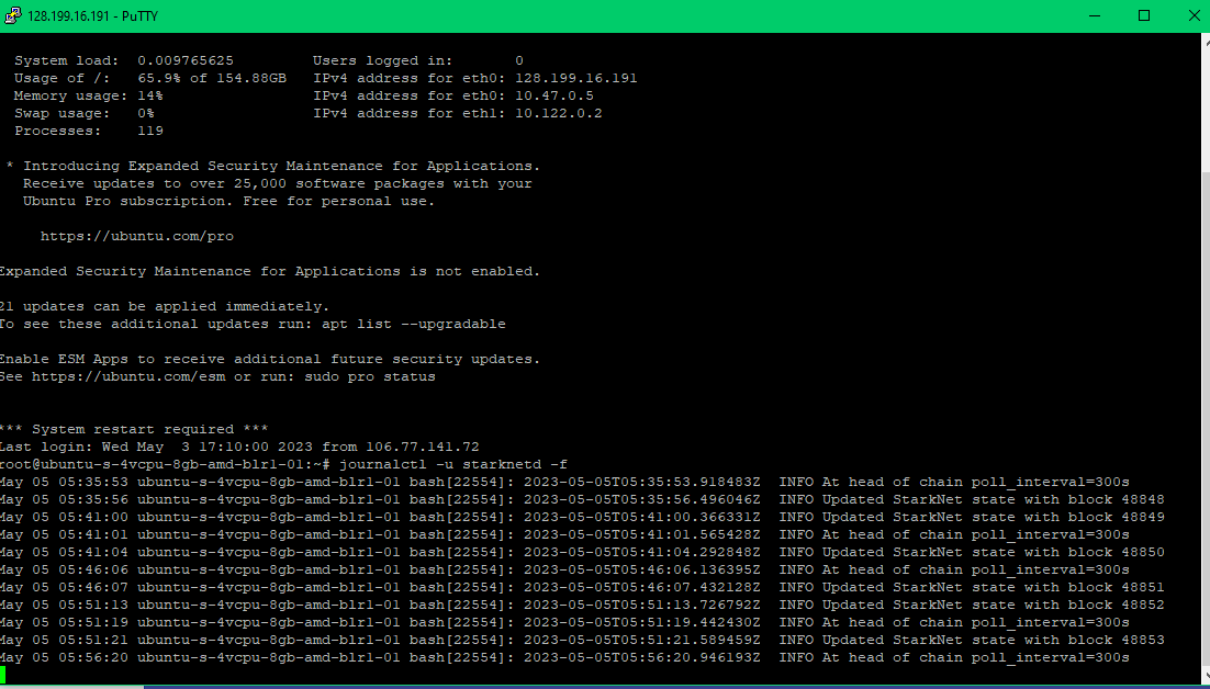The_Prashantt's tweet image. Starknet Node running successfully #Starknet #Alchemy #starknetnode
@Starknet_id

@Starknet