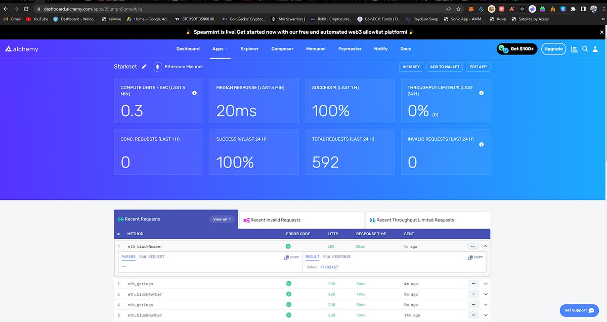 The_Prashantt's tweet image. Starknet Node running successfully #Starknet #Alchemy #starknetnode
@Starknet_id

@Starknet