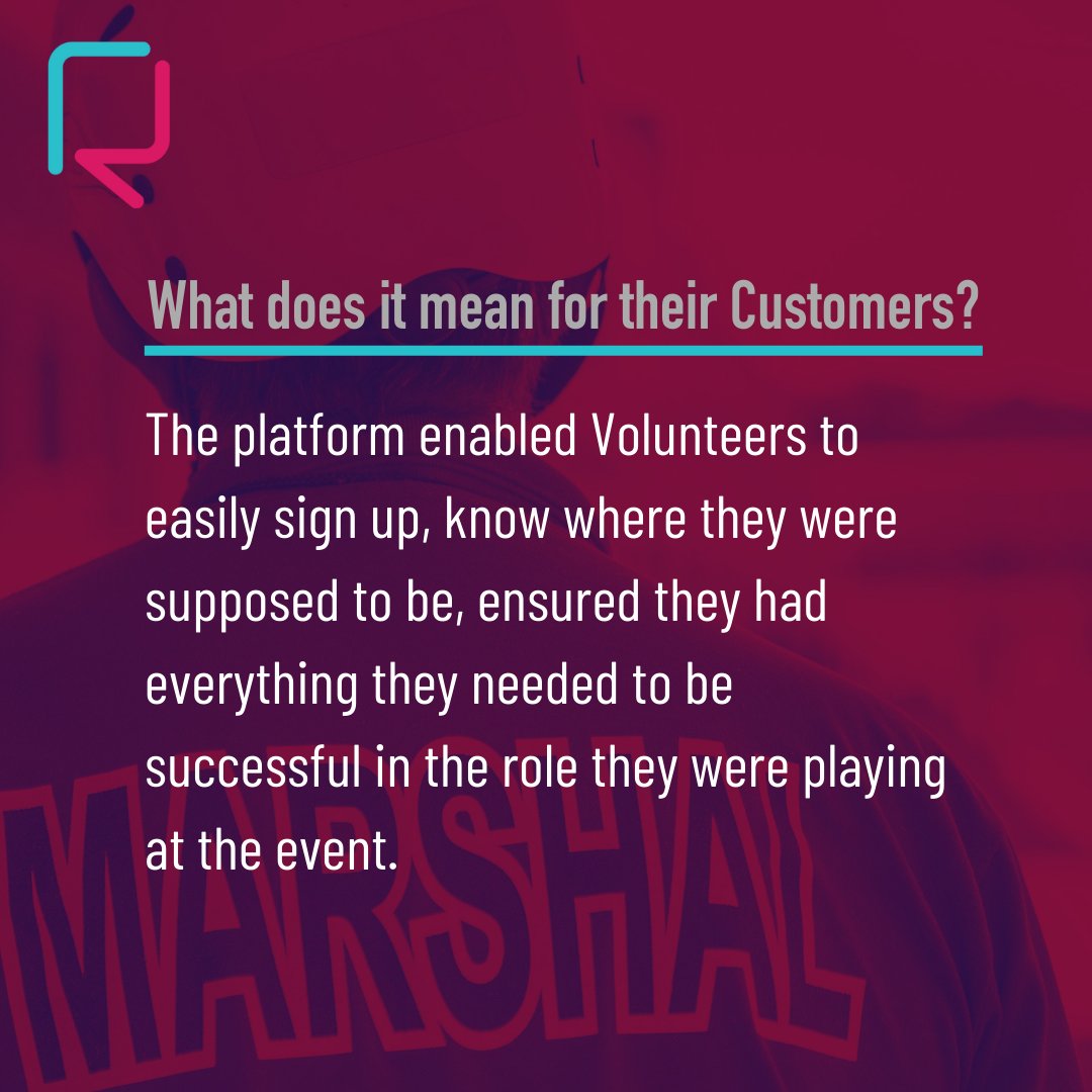 Redgum worked with CAMS staff to design and build a solution that enabled the core CAMS team to easily manage 1000s of volunteers through each step of the process both in the office and on the grounds during the event. 

Book a time to discuss: buff.ly/3xlElIQ