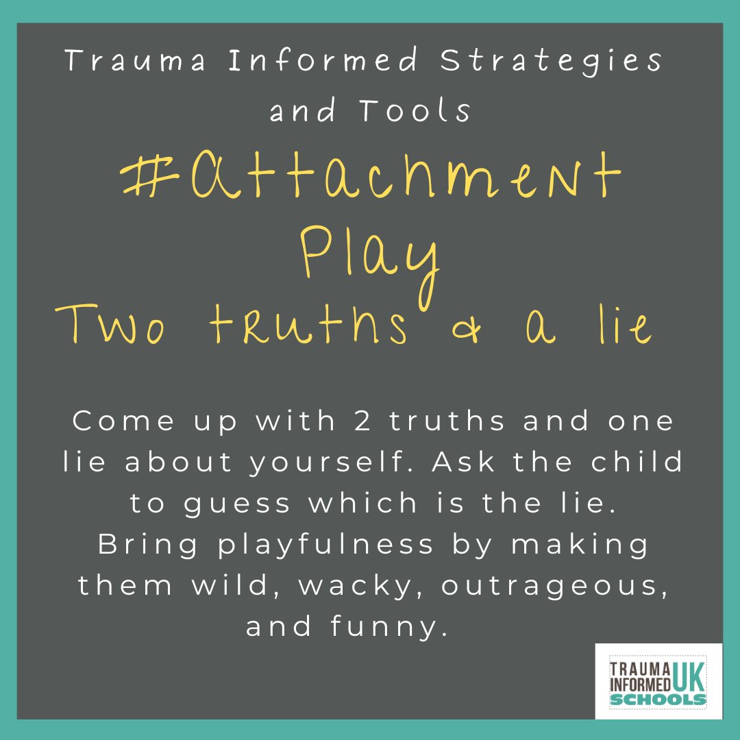 TISUK_'s tweet photo. Attachment play is different to just playing- it's play that stimulates the PLAY system and, in turn, the CARE and SEEKING systems. Jaak Panksepp goes into more detail in- The Importance of Play: An Interview with Dr Jaak Panksepp https://t.co/O8tfQS5u1S

#TISUK
#AttachmentPlay https://t.co/CP75EekJUk