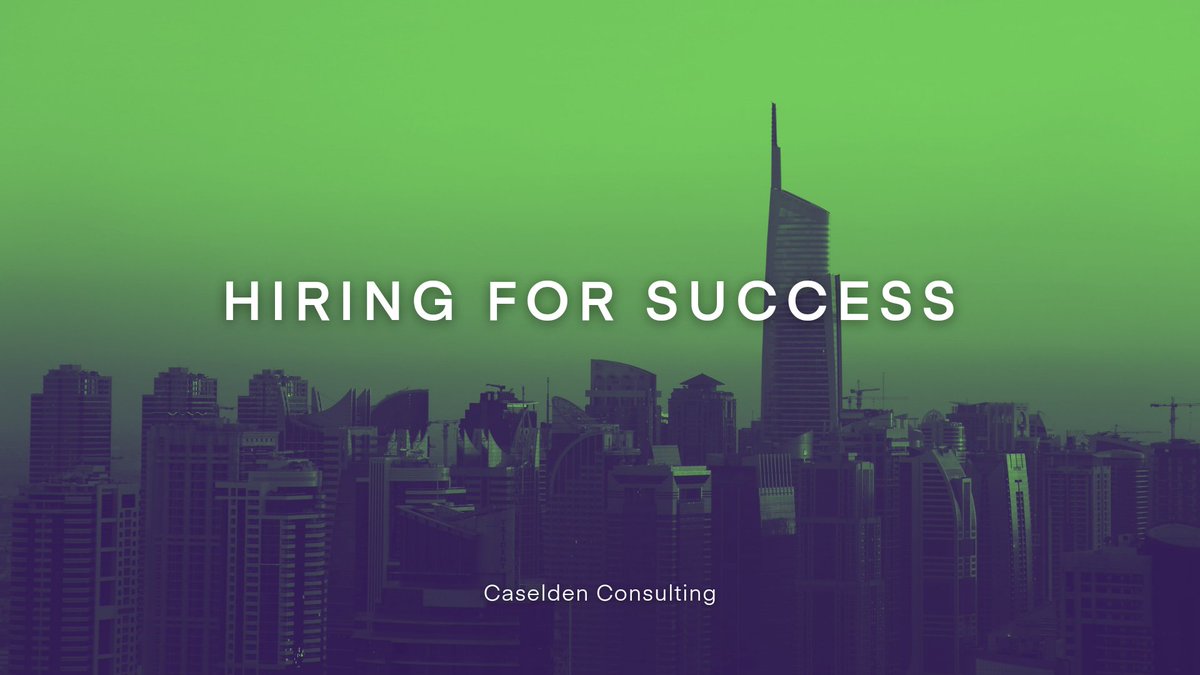 Do you need to ensure you can sustain high quality decision making around talent as your company rapidly expands?

bit.ly/HiringforSucce…

#talentmanagement #businessgrowth