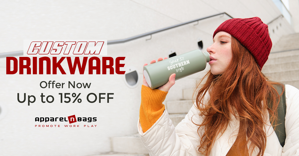 apparelnbags's tweet photo. Want to upgrade your boring drinkware with something exciting? Make the most out of this custom drinkware offer at Apparelnbags.

Read More: https://t.co/iylwp73auu

#ApaprelnBags #CustomDrinkware #PersonalizedDrinkware #DrinkInStyle #CustomizedMugs #PromoCode #DiscountOffer https://t.co/XhhbSUnFlD