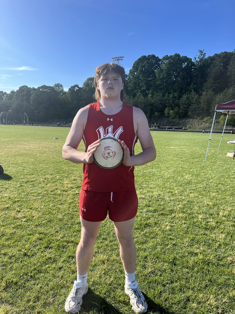 Congratulations to Parker Cochrane for winning All-Conference with a 2nd place finish in discus throw!
