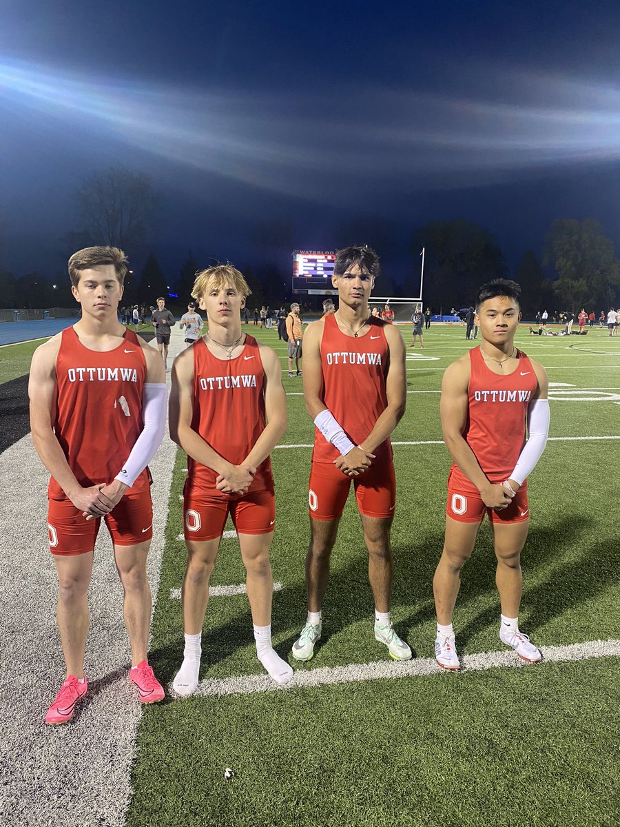 Conference champion 4x100 team