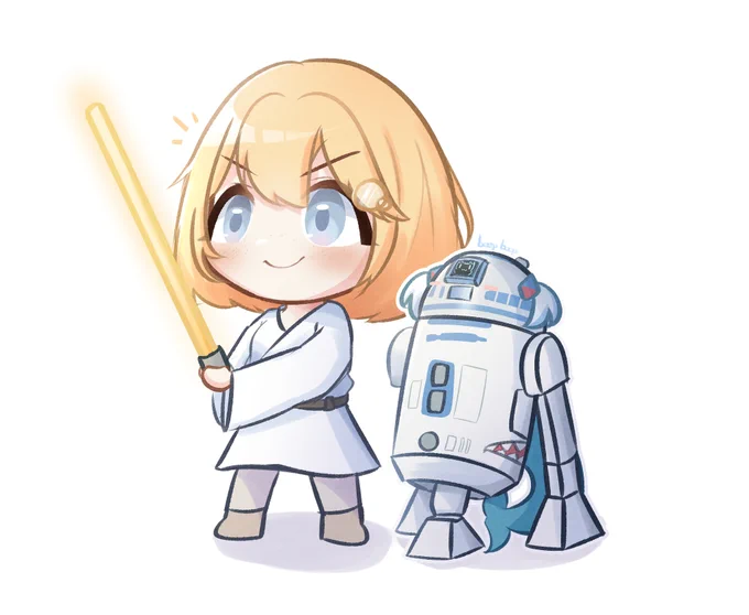 good ol' star wars, just like i rember  #ameliaRT #gawrt