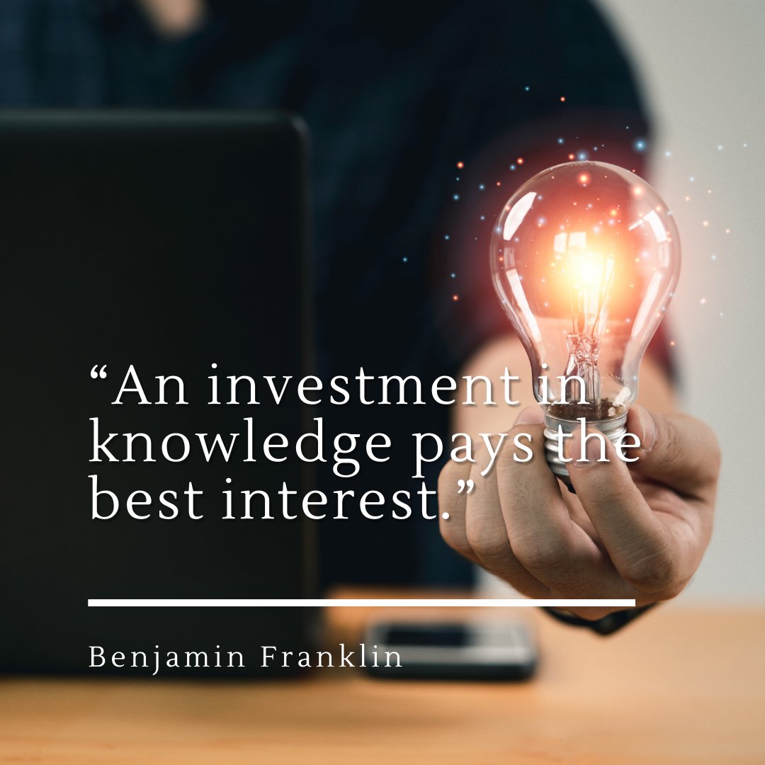 drivenpreneur's tweet photo. “An investment in knowledge pays the best interest.” - Benjamin Franklin

We couldn’t agree more! 

So now we’d like to ask you: 

What’s one aspect of investment you want to learn more about? https://t.co/KN28ifLIu1