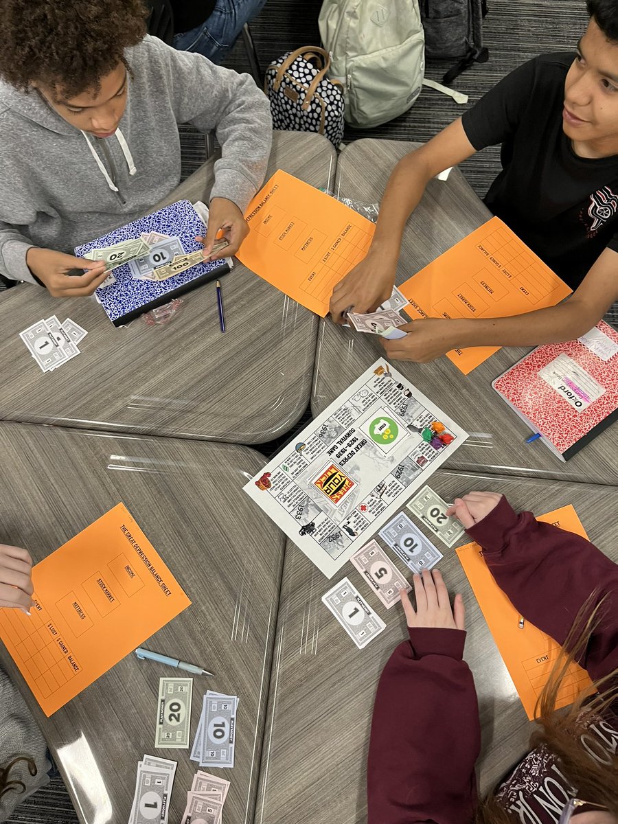 Stockton JH Tx History (@stockton_txhist) on Twitter photo Mrs. Vargas’s history class learning about the economy, stock market and banking by playing “Surviving the Great Depression.” Will they keep it all or loose it? <a href="/SJH_Booklady/">SJHLibrary</a> <a href="/StocktonCISD/">Stockton Junior High, Conroe ISD</a> <a href="/CarltonTodd5/">Carlton Todd</a> <a href="/NewSchoolAP1/">Anita Bundage</a> @StocktonJH_TV <a href="/CISDSS/">CISD Social Studies</a> Mrs. Vargas’s history class learning about the economy, stock market and banking by playing “Surviving the Great Depression.” Will they keep it all or loose it? <a href="/SJH_Booklady/">SJHLibrary</a> <a href="/StocktonCISD/">Stockton Junior High, Conroe ISD</a> <a href="/CarltonTodd5/">Carlton Todd</a> <a href="/NewSchoolAP1/">Anita Bundage</a> @StocktonJH_TV <a href="/CISDSS/">CISD Social Studies</a>