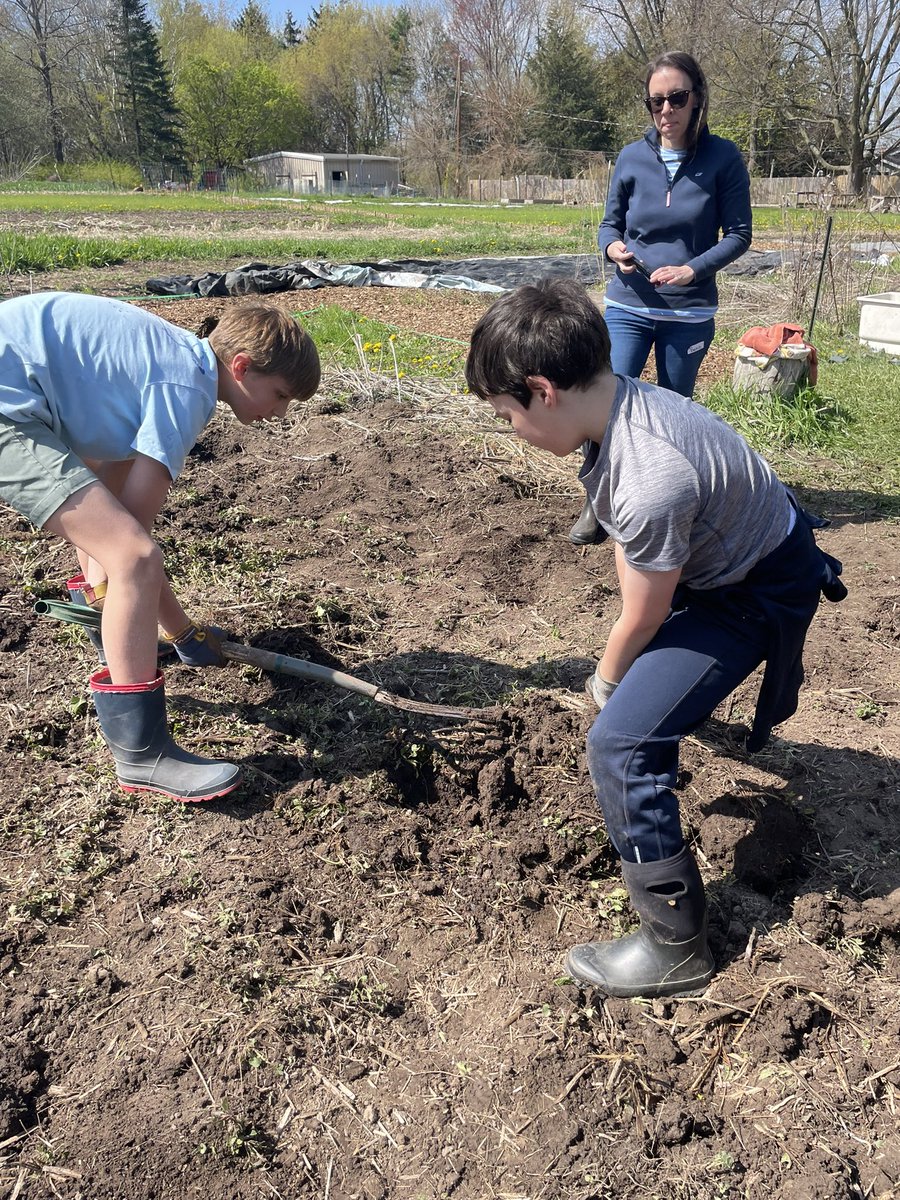 Had a blast and kept busy at the farm this morning!!
