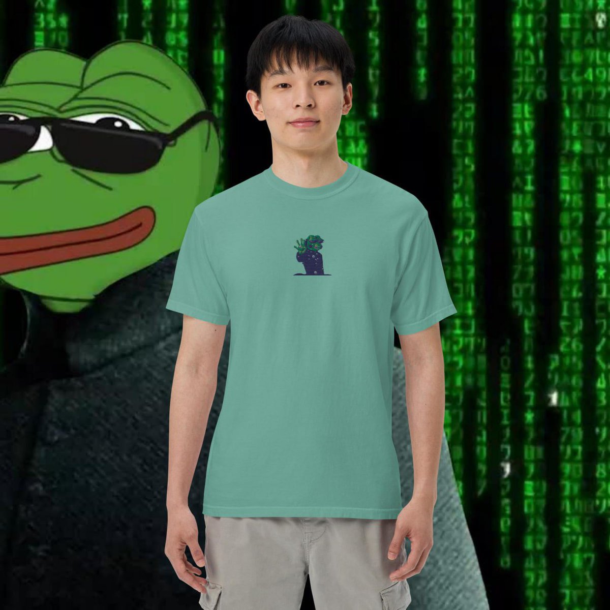 pepeshoptee's tweet photo. The Peporbius 🐸 
Support and spread the Pepe movement by getting yourself a Pepe merch 🐸 
🛻 5-10 Day Fast Free Shipping Worldwide 
#pepe #pepecoin
Our shop: https://t.co/42oXGQpcMD https://t.co/0auxOgmQ83