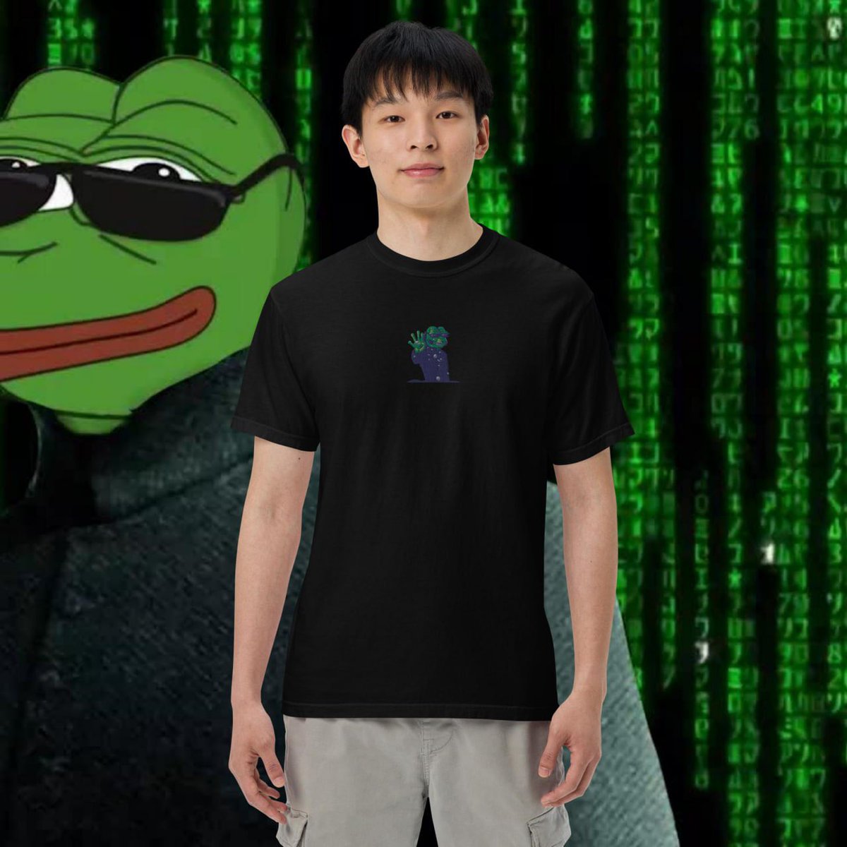 pepeshoptee's tweet photo. The Peporbius 🐸 
Support and spread the Pepe movement by getting yourself a Pepe merch 🐸 
🛻 5-10 Day Fast Free Shipping Worldwide 
#pepe #pepecoin
Our shop: https://t.co/42oXGQpcMD https://t.co/0auxOgmQ83