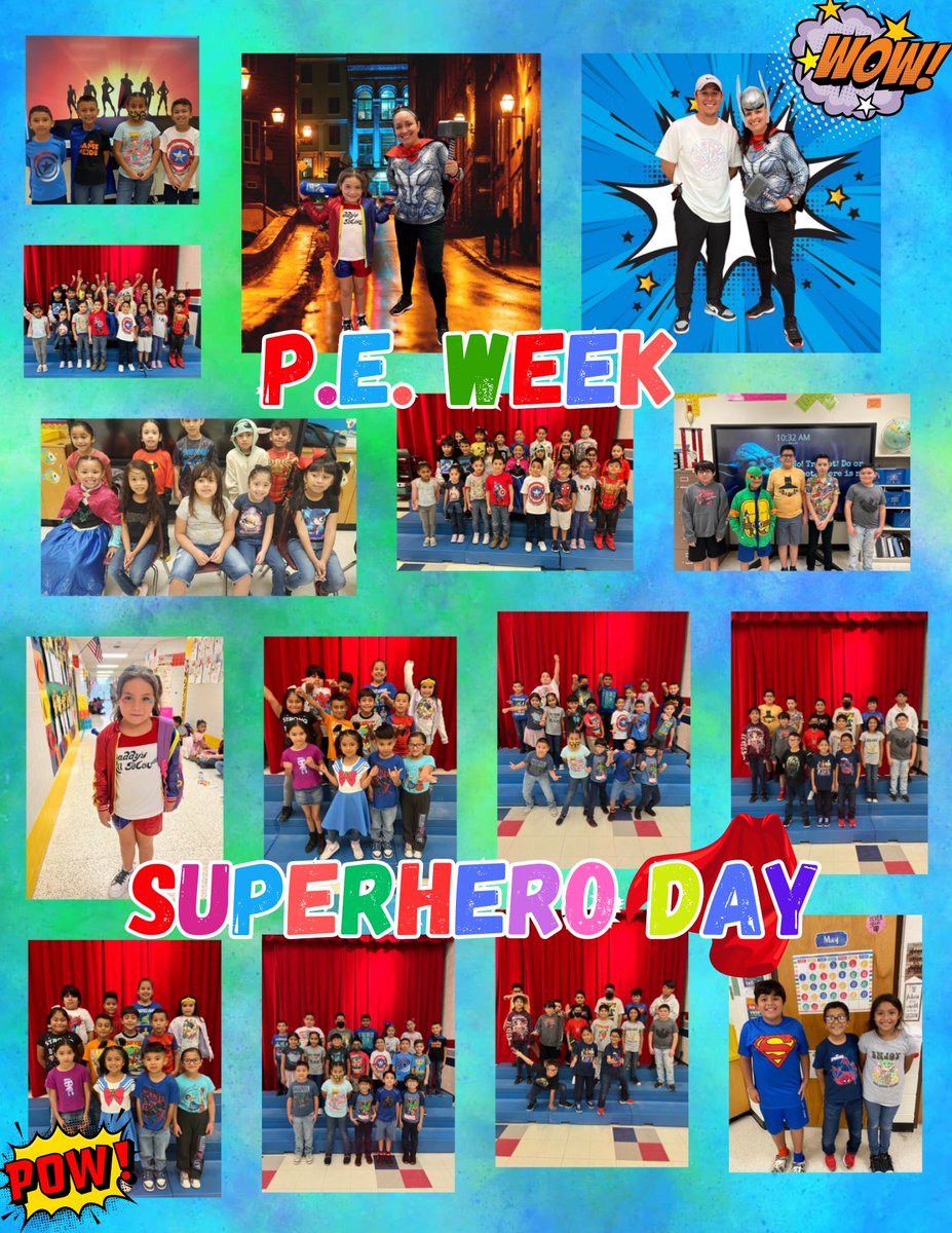 BroncosPE's tweet photo. Today our Broncos showed off their Super Powers as they showed their supported for Physical Education! Tomorrow is dress like a Coach! Looking forward to seeing our campus full of future Coaches! ππ·#PhysicalEducationWeek #PEMatters
@RooseveltBronc1
@McAllenISD https://t.co/gNg3lmzn6a