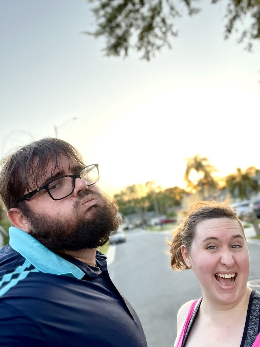 lizards_cast's tweet photo. Guess who hates running…this gal! But we did it!!! #IdRatherWalk 

To all y’all runners out there…y’all are bad ass! #ttrpgcommunity https://t.co/hFUzQC05be