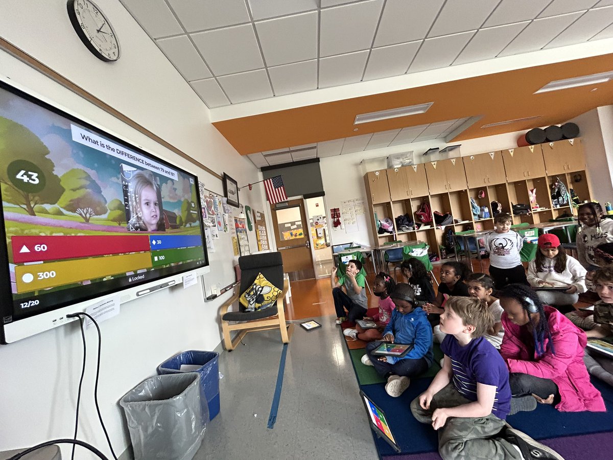 Some FRIDAY-EVE fun with Kahoot Trivia!🥳📚🍎✅  <a href="/APSVirginia/">Arlington Public Schools</a> <a href="/APS_FleetES/">Fleet ES</a> #aps #secondgrade #TeacherAppreciationWeek
