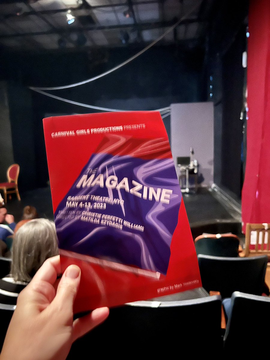 Great job with sound design, Jeanne Travis. Also super fun to see Arlene McGruder and CK Allen shine in their roles in this new work produce by Carnival Girls.