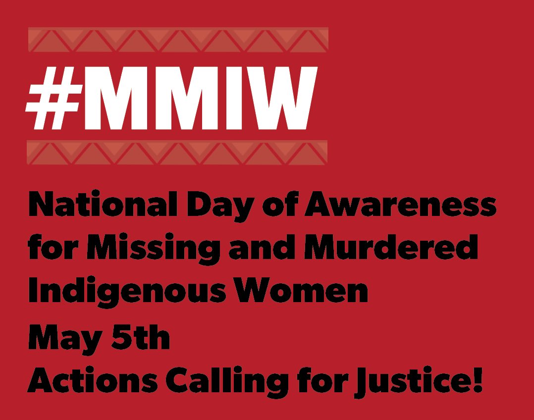 قرمز بپوشید
Join us by wearing red: 
shirts, scarves, earrings, dresses, shoes, lipstick, hats, etc.
#MMIW 
#MMIWActionNow #NoMoreStolenSister