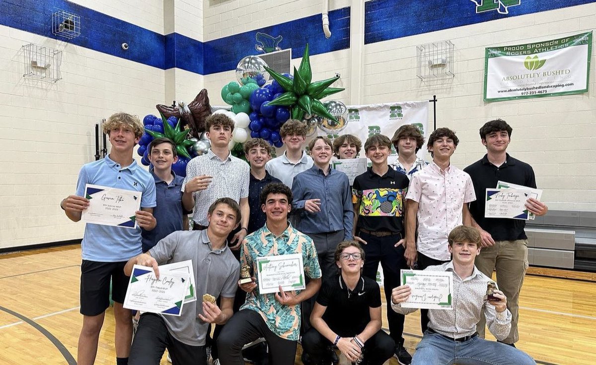 JacksonD0904's tweet photo. So blessed to receive the Eagle Heart award as an 8th grade rogers athlete! I can’t thank my coach’s enough for what they have done for me! Had a great time at the banquet! @CoachVerstuyft @CoachMrJohnson @KCaldwell2022 @coach11mac @holder_1064 @coachtallison @WalnutGroveHS https://t.co/KH1kZksHLm
