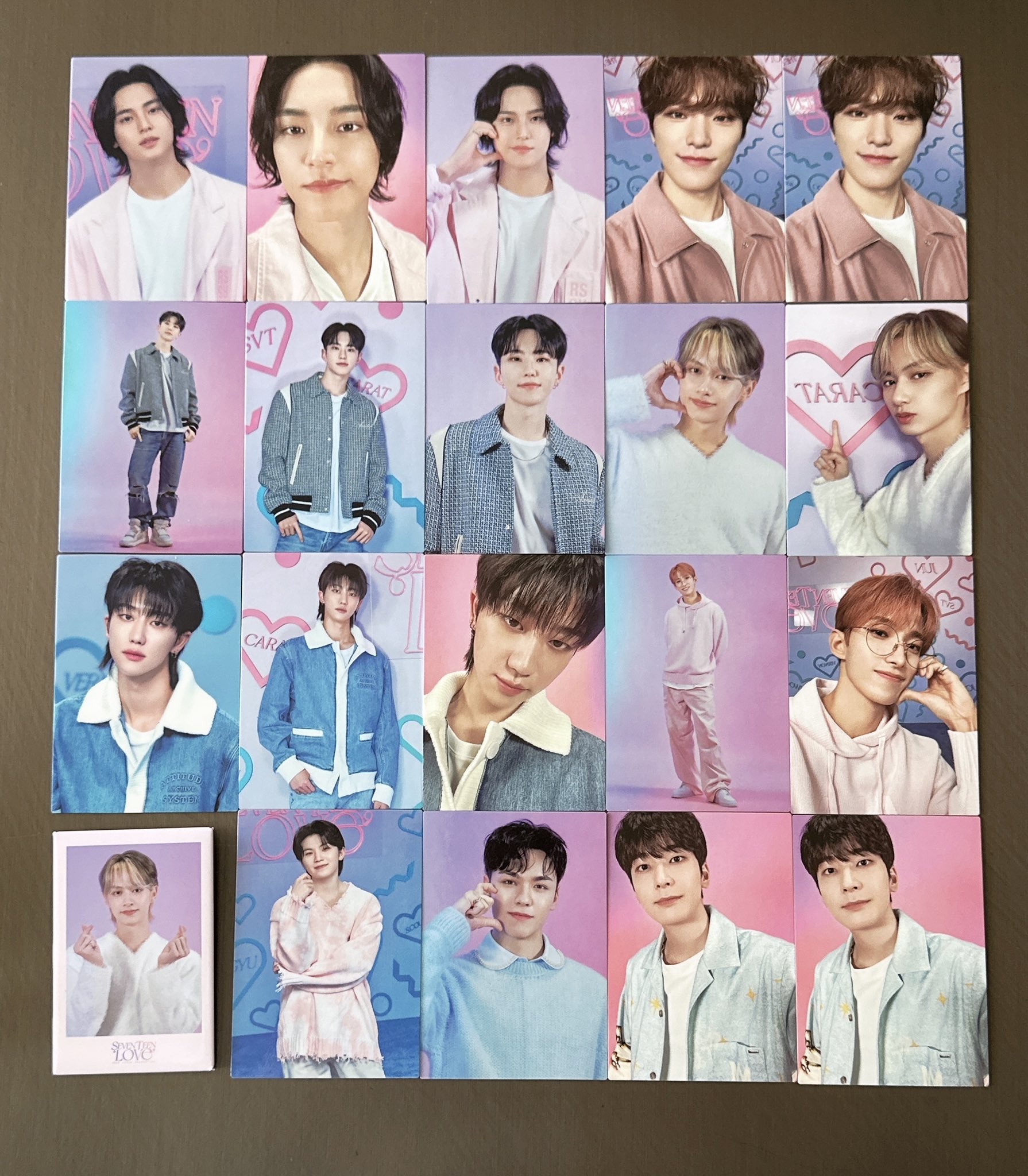 seventeen セブチ LOVE トレカ コンプリート ウォヌ - メルカリ
