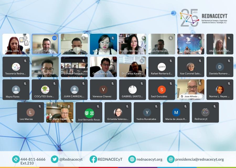 Rednacecyt's tweet photo. El día de hoy, asociados de la @Rednacecyt se reunieron con la Mtra. Salma Jalife, creadora de @centromxdigital, para conocer el Índice de Desarrollo Digital Estatal e identificar mecanismos de colaboración para promover las TIC en nuestro país. https://t.co/ikiVU8k9ZA