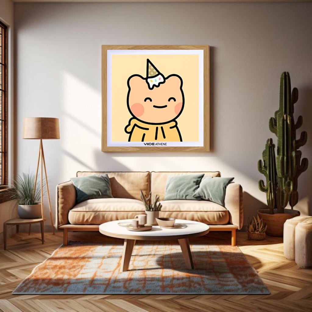OddOwlClub's tweet photo. Elevate your living room's energy with the good vibes of @WonderPals hanging on your wall.
#VIIDE #NFTDisplays https://t.co/wRlQ6SrG67