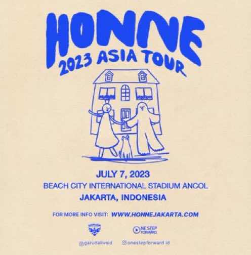 prdsdee's tweet photo. OPEN JASTIP HONNE 2023 ASIA TOUR IN JAKARTA

Fee 250/tix
Bookslot 150/tix
TNC and form order in link below⬇️⬇️

https://t.co/SvduFemwdj…

5 slots available

#HonneInJakarta https://t.co/SIpOCLJGzF