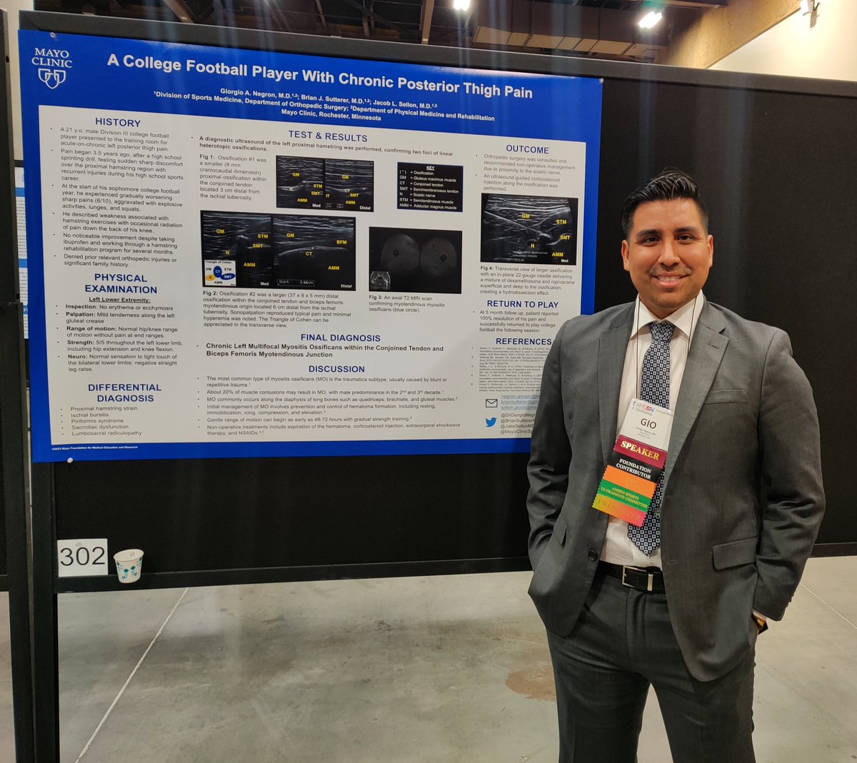 GiorgioNegronMD's tweet photo. Attended my 6th #AMSSM conference, and the last one as a trainee! 

Such a wonderful organization to learn from great minds, share new ideas, and catch up with old friends. 

Looking forward to continuing these efforts as an attending!
@TheAMSSM
@amssm_smfc
#sportsmedicine https://t.co/scmVhdJiEj