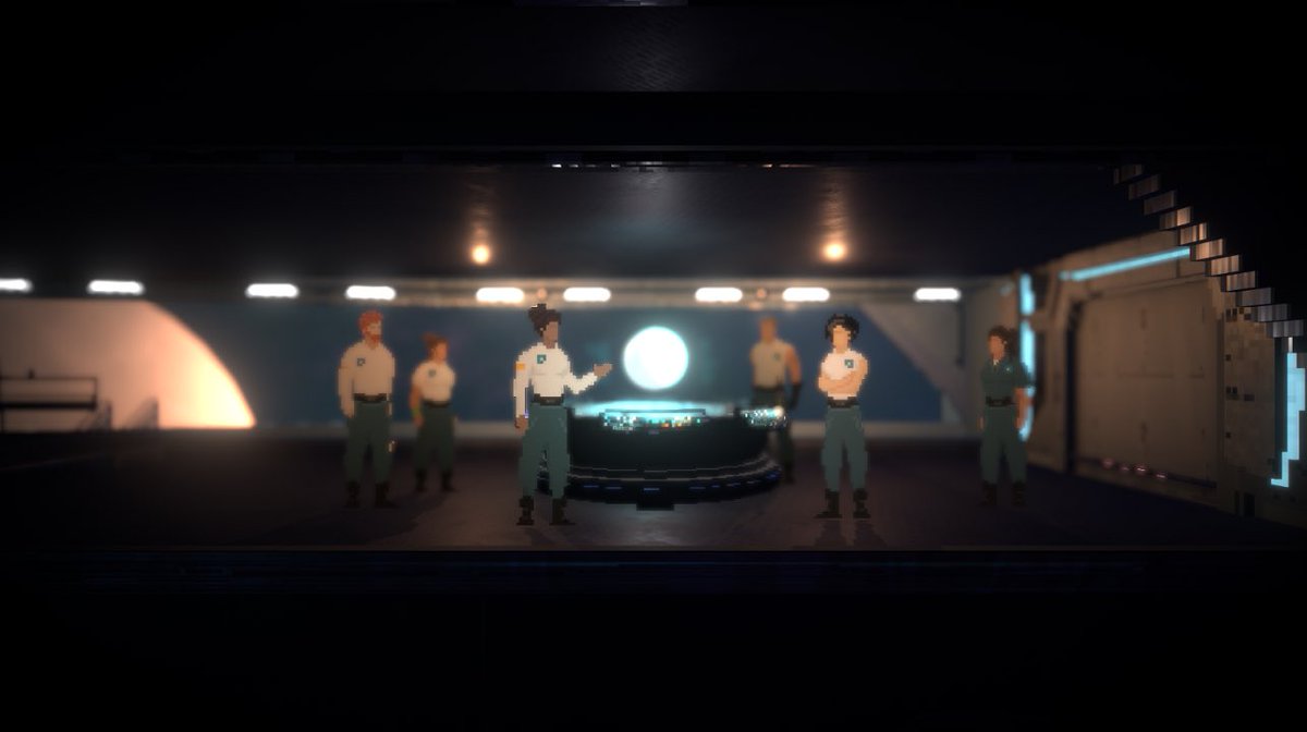 TheseStarless's tweet image. Here’s your first look at the early prototype #adventuregame #pixelart #pointandclick #indiedev #gamedev #screenshotsaturday #space #scifi #thesestarlessskies