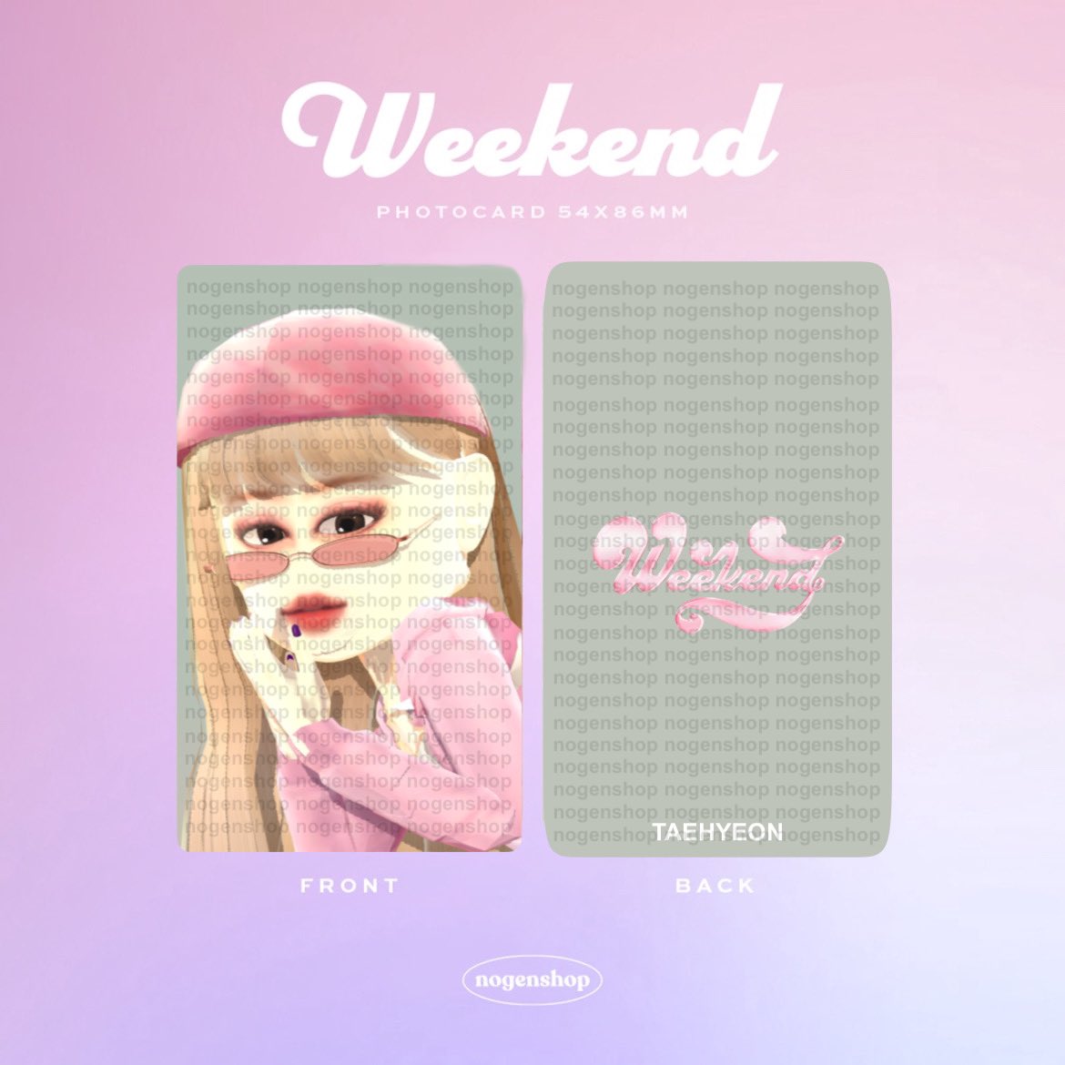 VMusic_Inc's tweet photo. [ Digital Single Track ✅ ] 

TAEHYEON 泰現 ‘ Photocard Weekend ’

#TEAHYEON #MMD #ROBLOX #KUV #UV #TEAYEON #VMUSIC https://t.co/ukE7phQW5x