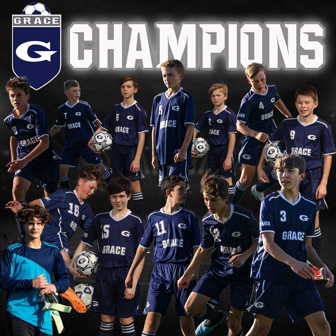 Congratulations to the 2023 GCA 🐏 MS soccer team on their championship!!!! #RamsNation