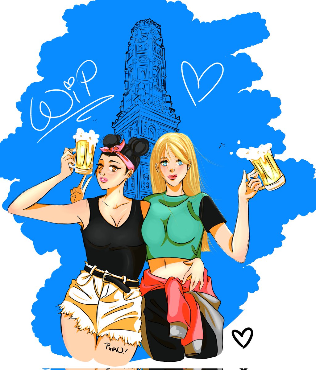 LorenRose1's tweet photo. Poniendo colorcito 💕 #wip #art #ArtistOnTwitter #MayThe4thBeWithYou #CLIPSTUDIO #illustration #manga #mangaart #cute #friends #like4like ❣️✨ https://t.co/WVkhH6xnWG