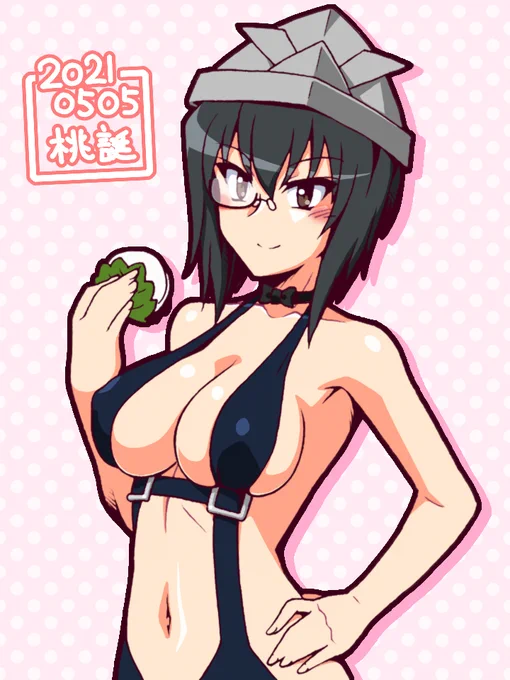過去絵ですみませんが桃誕おめ  #河嶋桃生誕祭