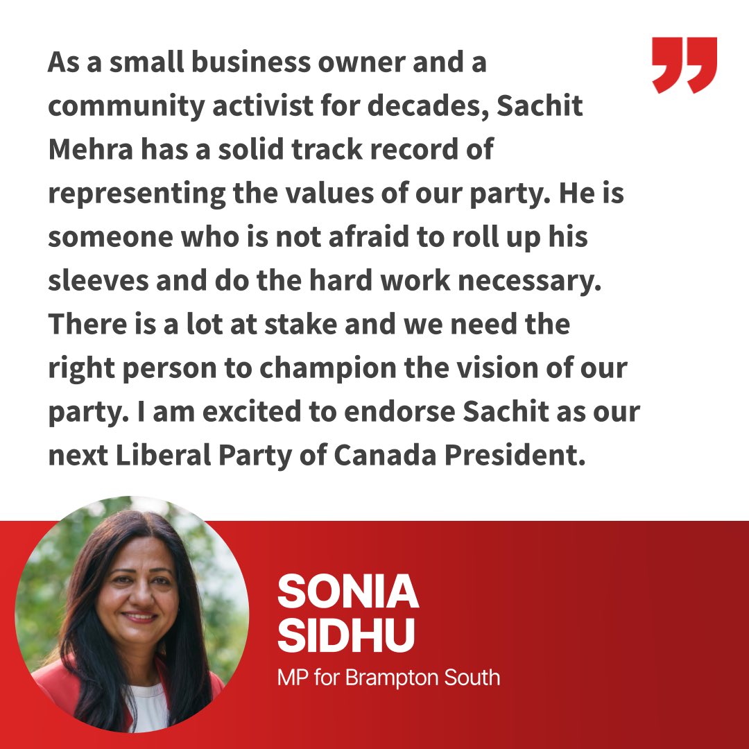 I'd like to give a big shout out to all the Liberal MPs from #Brampton and thank them for their support! #Brampoli #Lib2023 #LPC