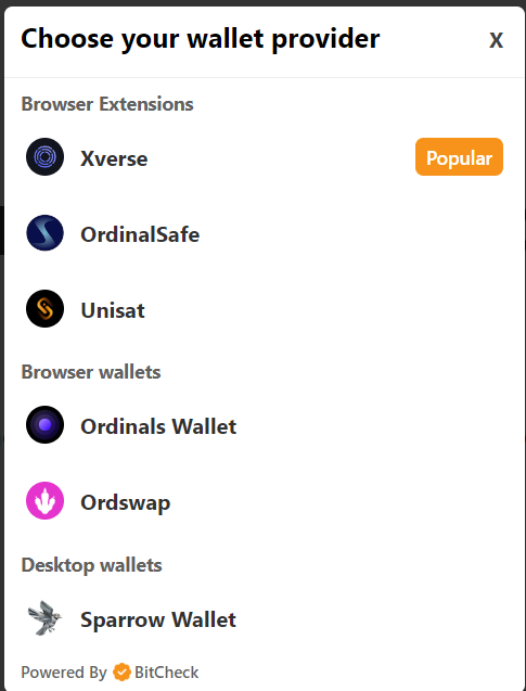 BitCheckMe's tweet photo. 🎉 Great news!

We're thrilled to let you know that @xverse is now supported on https://t.co/RQmVw584xa! 🚀 https://t.co/cIBtnxYcm3