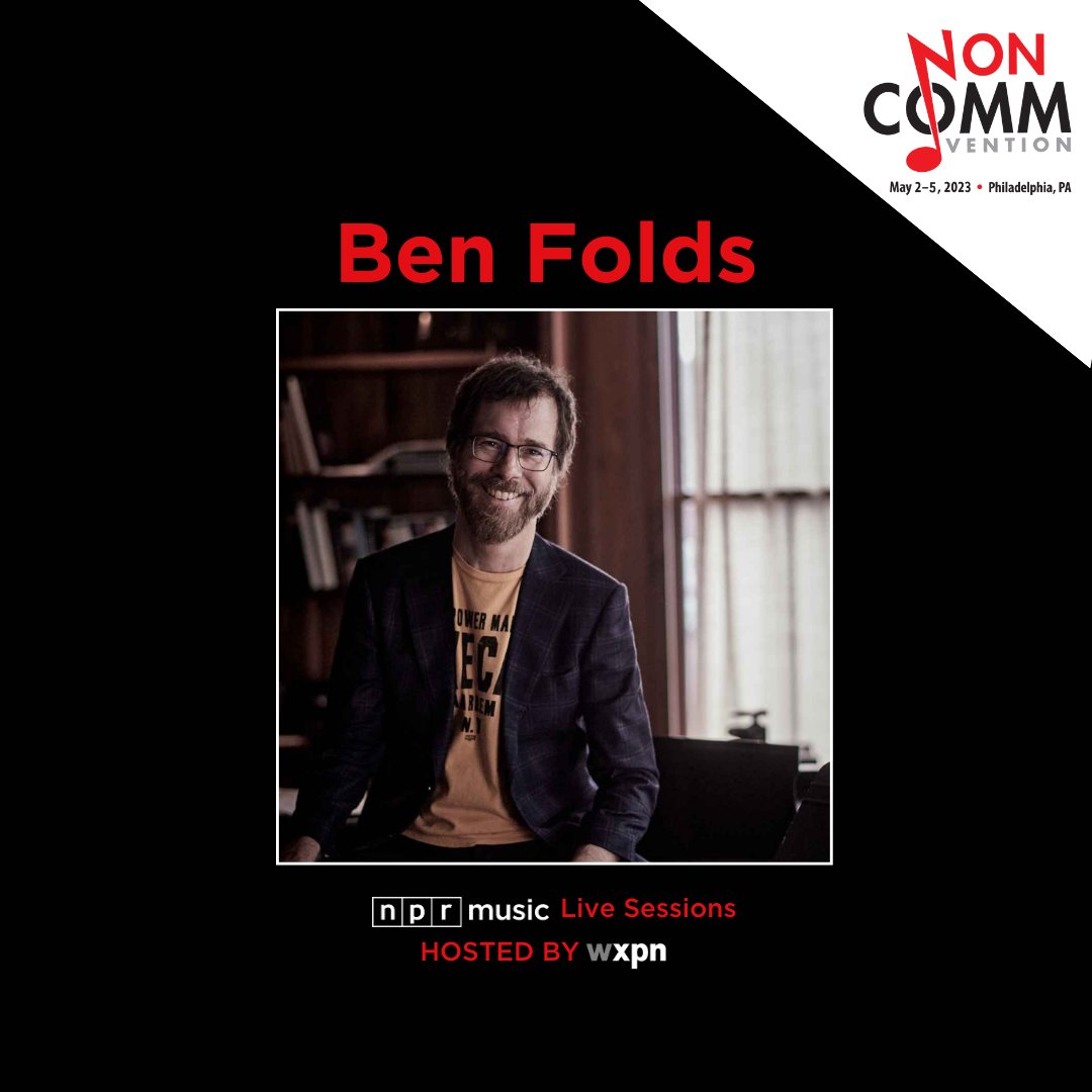 wxpnfm's tweet image. Modern rock singer-songwriter @BenFolds closes out night three of #NONCOMM on the @nprmusic stage at 10:15 PM ET tonight! Tune in LIVE in 4K: XPN.org