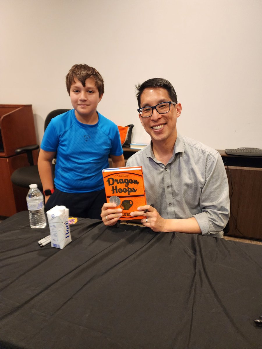 <a href="/ArlingtonVALib/">Arlington VA Pub Lib</a> <a href="/geneluenyang/">Gene Luen Yang</a> My son enjoyed his interview and loves his books. He was very excited to get his autograph copy Dragon hoops.