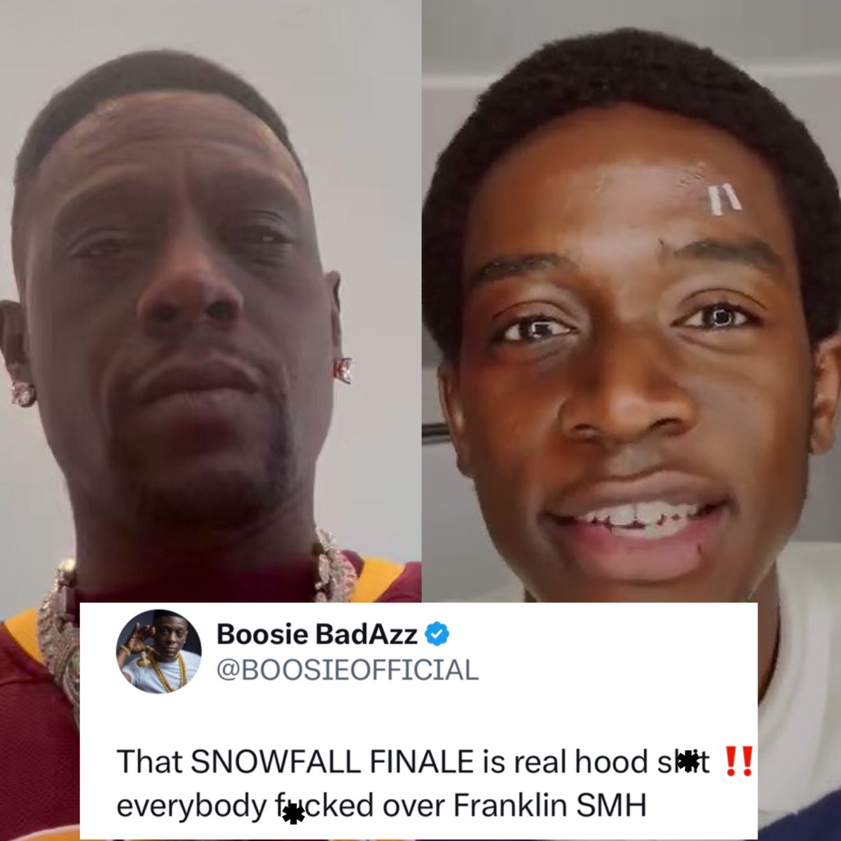 mymixtapez's tweet photo. Do you agree that snowfall ended in a true hood story? 👀🧐 or would you have wanted a different ending? ⬇️ https://t.co/soaIFxGyQC