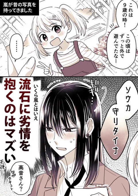 GWプチ企画!たかあら1P漫画再掲 ～子供の話編～ #高音さんと嵐ちゃん