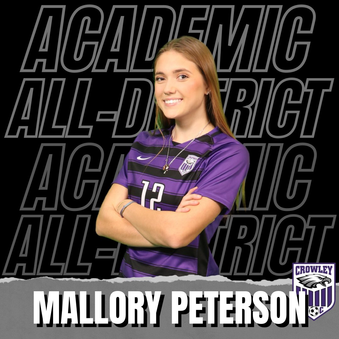 Congratulations to these young ladies for being named Academic All-District! 🎉🦅⚽️