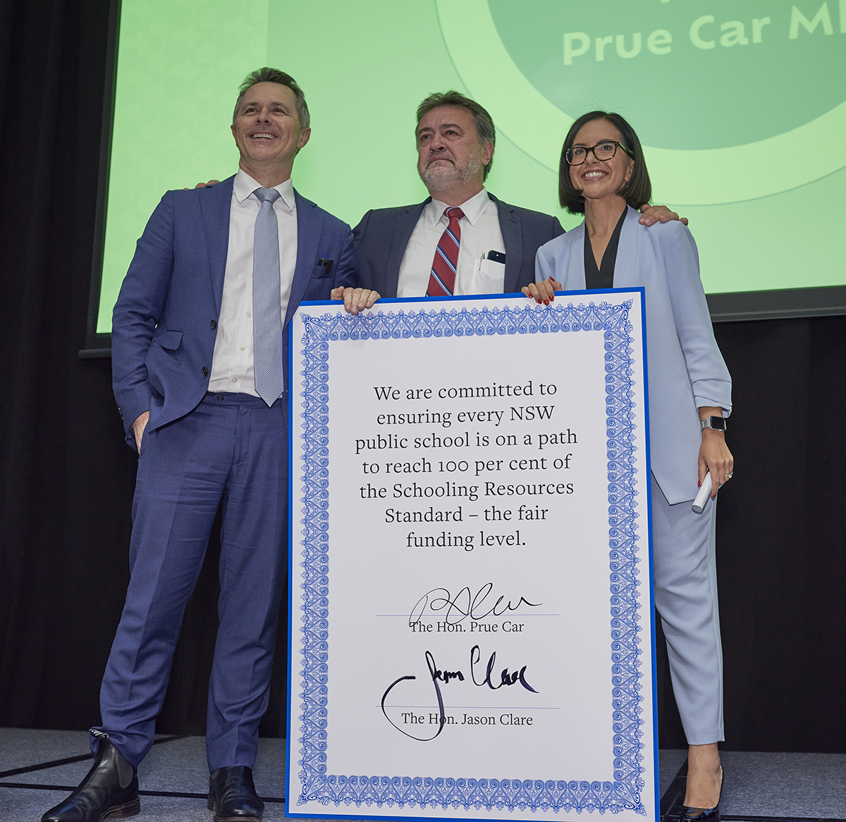 Finally getting it done. A historic moment. @AGavrielatos <a href="/pruecar/">Prue Car MP</a> <a href="/JasonClareMP/">Jason Clare MP</a>