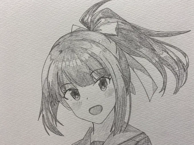 #みどりの日なので緑色の画像を貼る 最近描けていないので…! またモノクロで恐縮ですが…!  ①夕張さん ②零戦52型と名古屋の街 ③紫電改と大阪の街 ④空母信濃とニューヨーク・マンハッタンの街