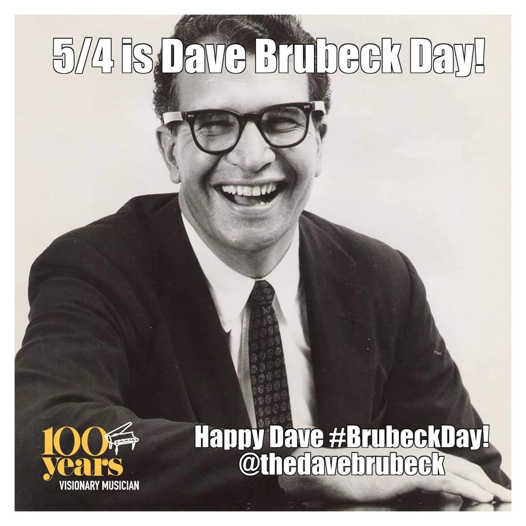 Antes que seja tarde: Feliz Dia do Brubeck 
Happy Brubeck Day
#brubeckday